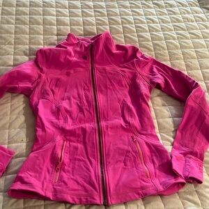 Hot pink lululemon zip up